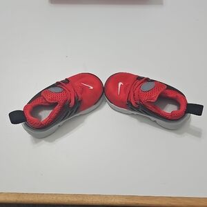 Nike Kids Red and Gray Sneakers